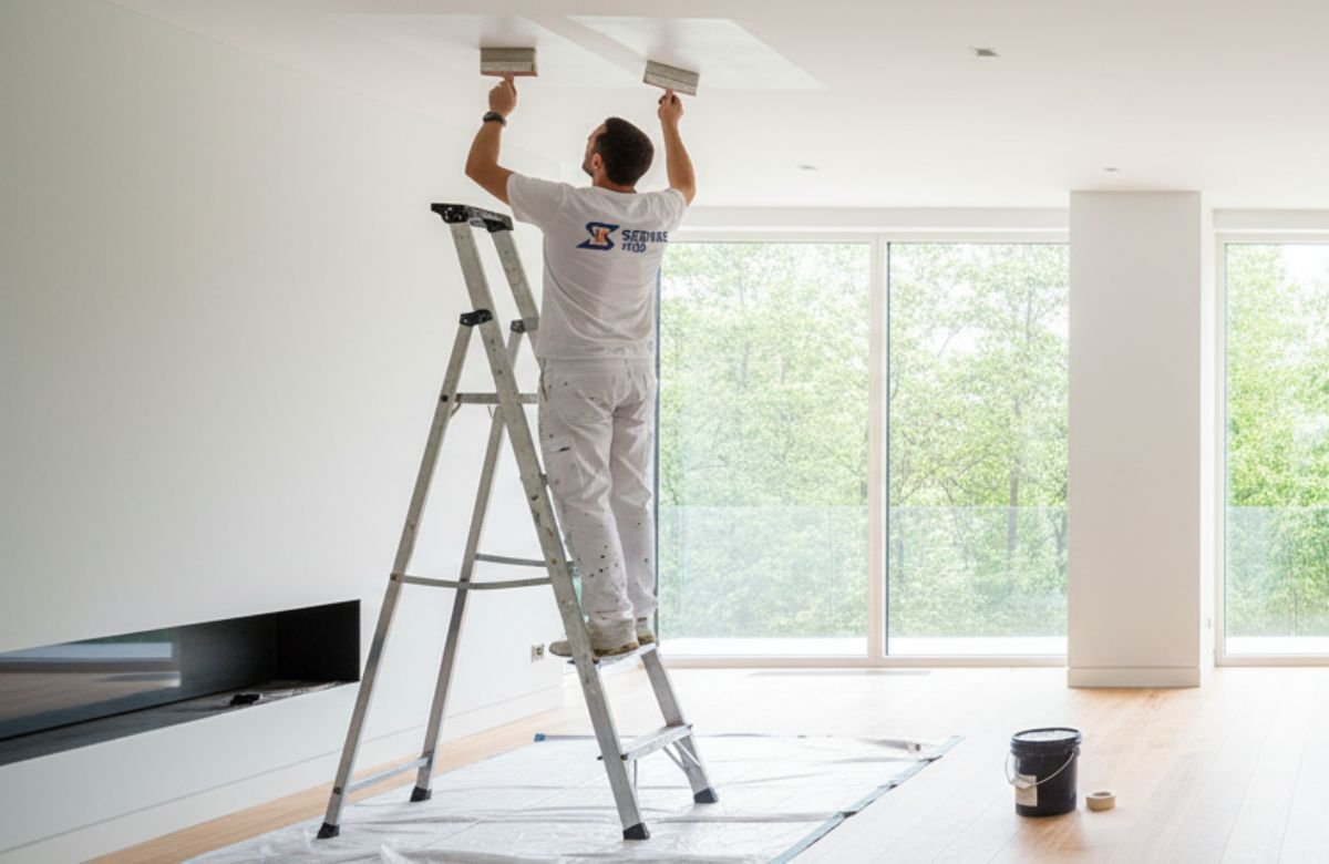 Interior repaint in a home in The Springs, Dubai