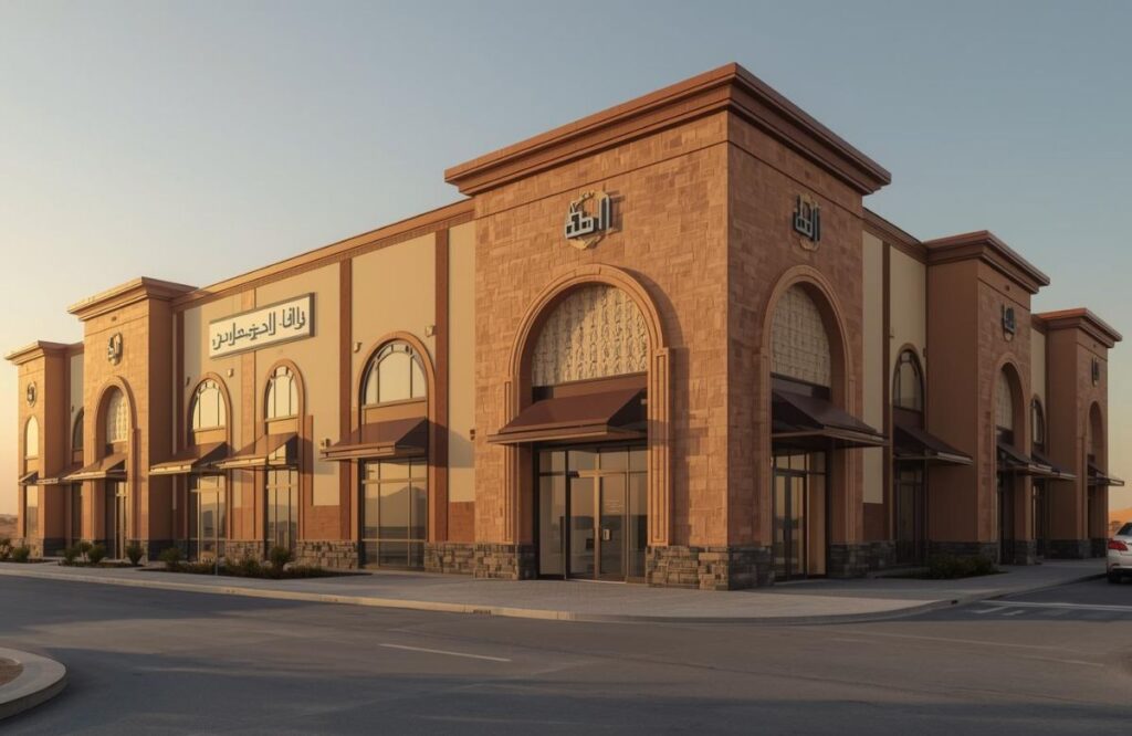 Warm Beige Commercial Building Paint Dubai